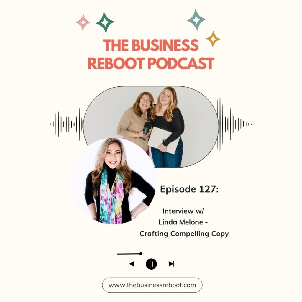 the business reboot podcast interview with linda melone, founder of copyworx